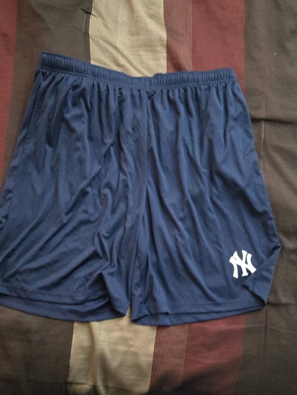 Fanatics Navy Athletic Shorts with White Logo